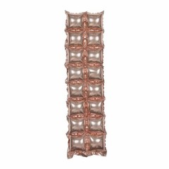 10 Metallic 43×11 in Double Row Square Mylar Foil Balloons Backdrops Party Event
