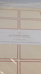 Lot of 2 Gartner Studios Red Border Printable Business Cards 250 Count Each New