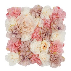 12* Artificial Flower Wall Panel Wedding Backdrop Event Party Flower Wall Panel