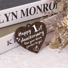 1 Year Anniversary Picture Frame Gifts for Men Women, 1st Anniversary Frame G…