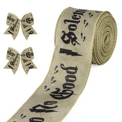2.5″ x 10 Yard Magic Witchcraft Ribbons for Bows – Wired Edge – Preppy Sorcerer