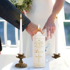 Unity Candles for Wedding Ceremony Set Wedding Unity Taper Candles Catholic R…