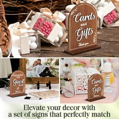 Wooden Wedding Signs – Ceremony & Reception Decorative Signage