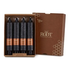 Root Candles Unscented Dinner Candles Premium Beeswax Blend Boxed Candle Set