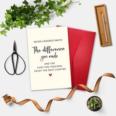 Goodbye Card for Coworkers Leaving – Heartfelt Farewell Card with Uplifting M…