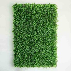 4 Green Artificial Mini Leaves Wall Backdrop Panels Photo Booth