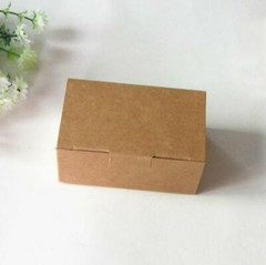 500 Kraft White Black Rectangle Paper Box Handmade Product Packaging Packing Box