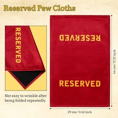 Tudomro Reserved Signs For Pews Chairs Reserved Pew Cloths Seating Sig