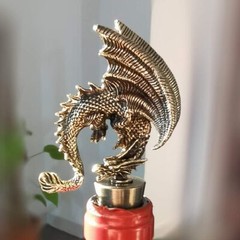 Dragon Wine Stoppers Gothic Metal Alloy Design Bottle Stopper for Bronze 2