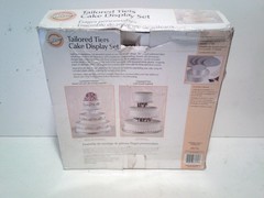 New In Worn Box Wilton Tailored Tiers Cake Display Set FREE SHIPPING