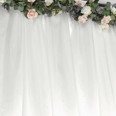 8×10 ft IVORY Satin CURTAIN Wedding Photography Backdrop Panel Party Decorations