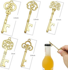 50 PCS Key Bottle Openers Bridal Shower Favors Rustic Wedding Favors Gifts