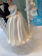 Vintage Coast Novelty MFG Co. Bride and Groom cake topper – original box – read
