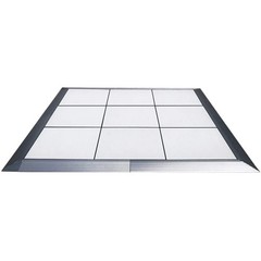 Portable Commercial Dance Floor 20×20 White Waterproof Tiles Wedding Event Party