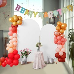 Lightweight White Spandex Arch Cover – 6FT Backdrop for Events & Ceremonies