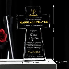 JOASURA Wedding Gifts for Newlyweds 4.3 x 7 inches, Transparent