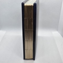 Family-Vue Photo-Curio 4″x5″ Wedding Memories Blue & Gold Album 14 Pgs Box 5206
