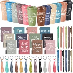 Skylety 12 Sets/48 Pcs Employee Appreciation Gifts 16oz Inspirational Plastic