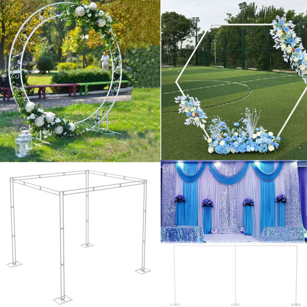 6 Design Wedding Chuppah Framework Arch Stand Curtain Frame Wedding Backdrop Kit