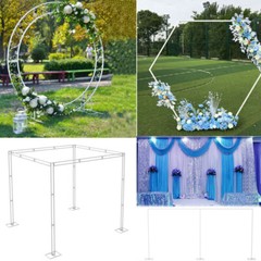 6 Design Wedding Chuppah Framework Arch Stand Curtain Frame Wedding Backdrop Kit