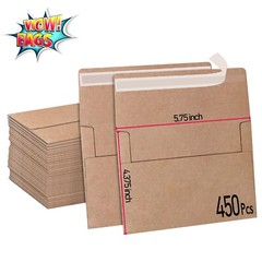 450 Invitation Envelopes 5 3/4″ x 4 3/8″ A2 Brown Kraft Printable Envelopes 4×5