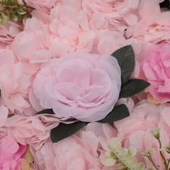 12pcs Artificial Flower Wall Panels Wedding Backdrop 60x40CM (each) Pink