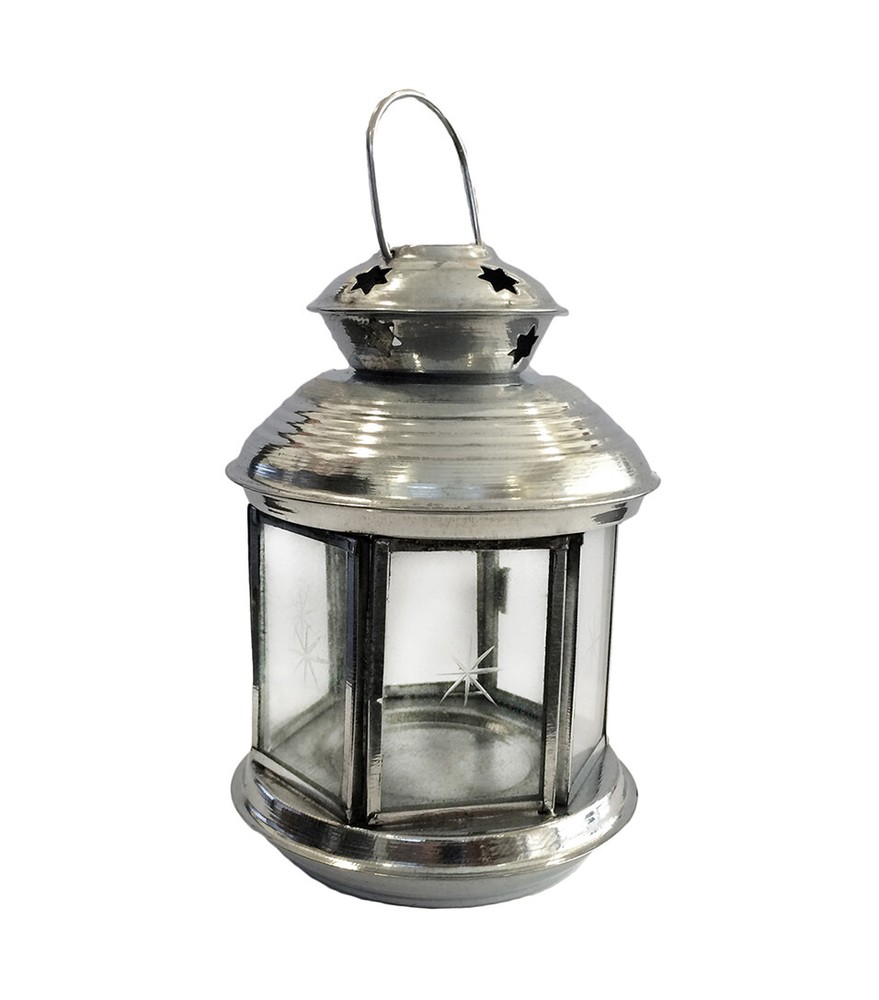 Polar Stars 13cm Metal Lantern