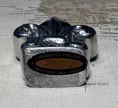 Fleur De Lis Place Card Holder/ Paper Weight •Brinson & Collins•Handcrafted•NWOT