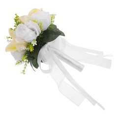 Simulated Rose Bouquet Bridal Artificial Flowers Wedding Bouquets for Brides