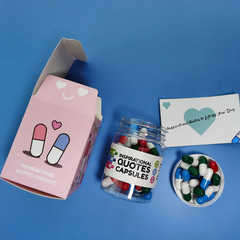 Inspirational Quotes in Capsules Gifts for Women Unique Self Care Positive Affir