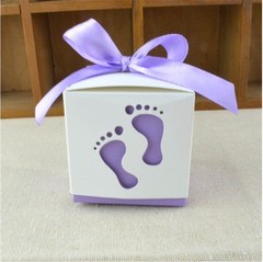 10/20/50/100Pcs feet Favor Ribbon Gift Box Candy Boxes Wedding Sweet Party Decor