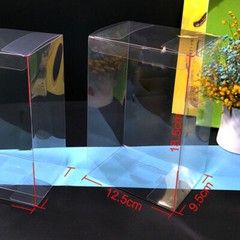 10X Clear PVC Boxes Wedding Party Favour Gift Candy Cake Product Display Box DIY