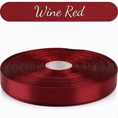 Ribbon for Gift Wrapping 50 Yards Perfect Wedding Party 1/2 inch Wine Red