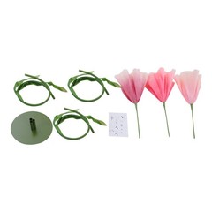 Pink Wedding Artificial Flower Decoration Stand With Base For Wedding Birthday