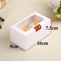 50x Kraft Cupcake Boxes Muffin Dessert Sweets Packaging Party Wedding Favour Box