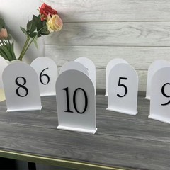 Arch Wedding Table Number 3D Letter Event Table Sign Wedding Party Table Decor