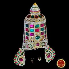 Designer Goddess Varalakshmi AMMAVARU KIREETAM SET | Amman Pooja Festivals