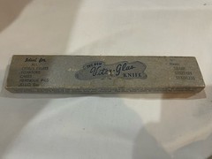 Vitex-Glas Vintage Glass Cake and Fruit Knife with Stars Made In USA In EUC