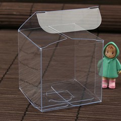 50pcs Transparent Plastic Gift Box PVC Box Gift Packaging Wedding Birthday