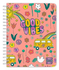 Good Vibes | 2027 6 x 7.75 Inch 18 Months Weekly Desk Planner | Foil Stamped …