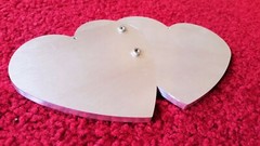 2 Hearts into 1 Best Unity Wedding Idea. Unique Artsy Alternative To Candle-rope