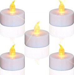 2000Pcs Artificial Rose Petals + 24 LED Candles Romantic Night Propose Set USA