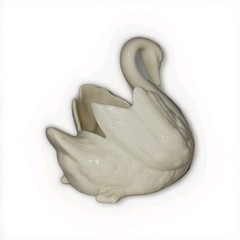 Lenox Swan Wedding Cake Topper Decor Porcelain 5 x 5.5″ Vintage 1931-1953 USA