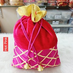 Velvet Potli,Batwa,Return Gift Potli,Mithai,Bhaji,Ladoo Potli,Baby Shower,Potli