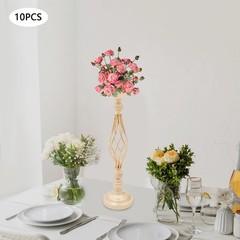10Pcs Candle Holders Twist Flower Vase Arrangement Stand Decoration for Wedding