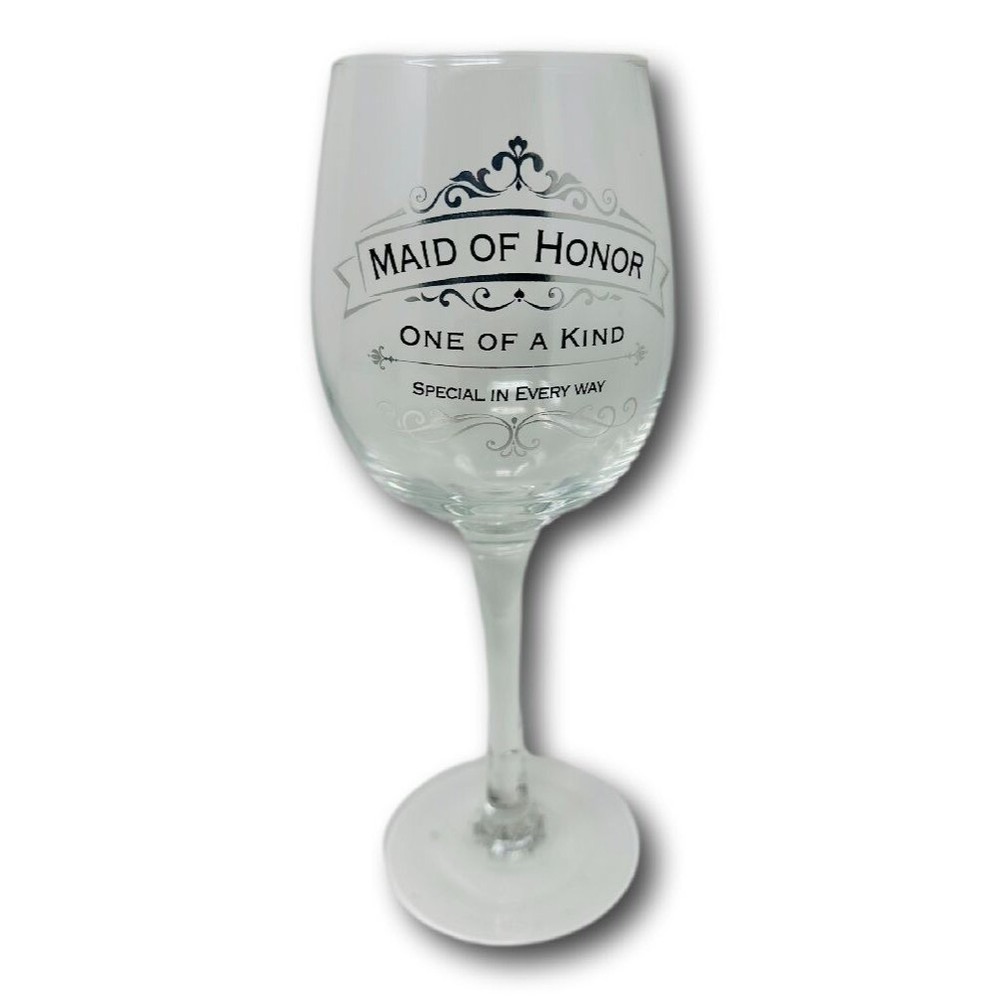 Insignia Maid of Honor Toasting Wine Glass Enesco