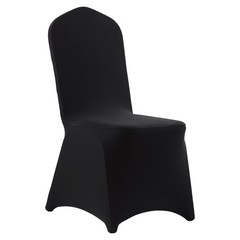 VEVOR 150PCS Black Stretch Spandex Folding Chair Covers for Wedding Party Dining