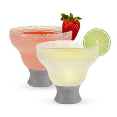Host Glass Freeze Stemless Margarita Glasses Drinking Set, Insulated Cocktail…