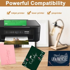 40 Sheets Dark Green Cardstock 8.5×11 200GSM Paper for Cards Crafts Decor