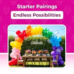 Assorted Rainbow Latex Balloons, 100 Pack 12 12inch (Normal) 01-assorted-g01